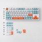 Salmon 104+9 GMK ABS Doubleshot Double Shot Keycaps Set for Cherry MX Mechanical Gaming Keyboard